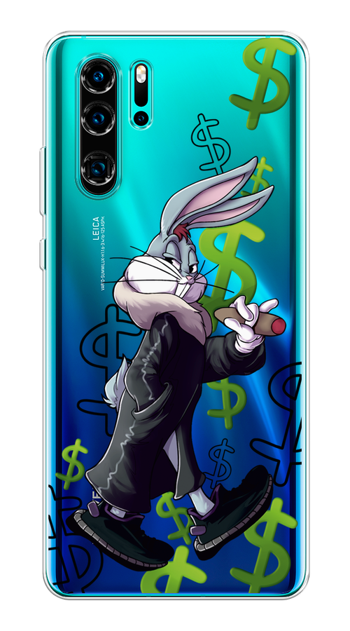 

Чехол на Huawei P30 Pro "Rich Bugs Bunny", Зеленый;черный;голубой, 67650-6