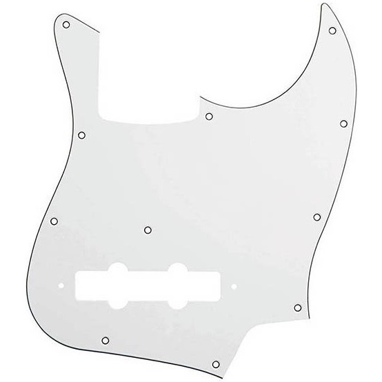 

Защитная накладка для бас-гитары Hosco JB-W3P, Белая, JB-W3P