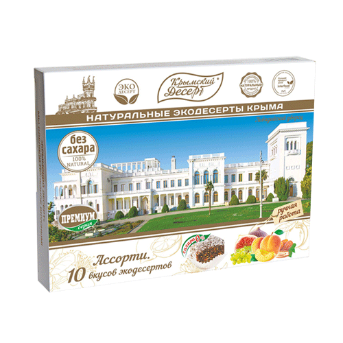 Рахат-лукум без сахара «Ливадия» 10 вкусов, 350 г