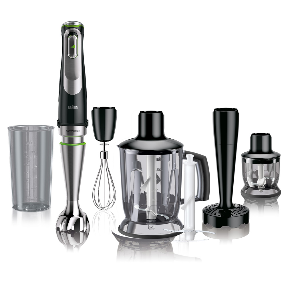 фото Погружной блендер braun multiquick 9 mq9147x silver/black