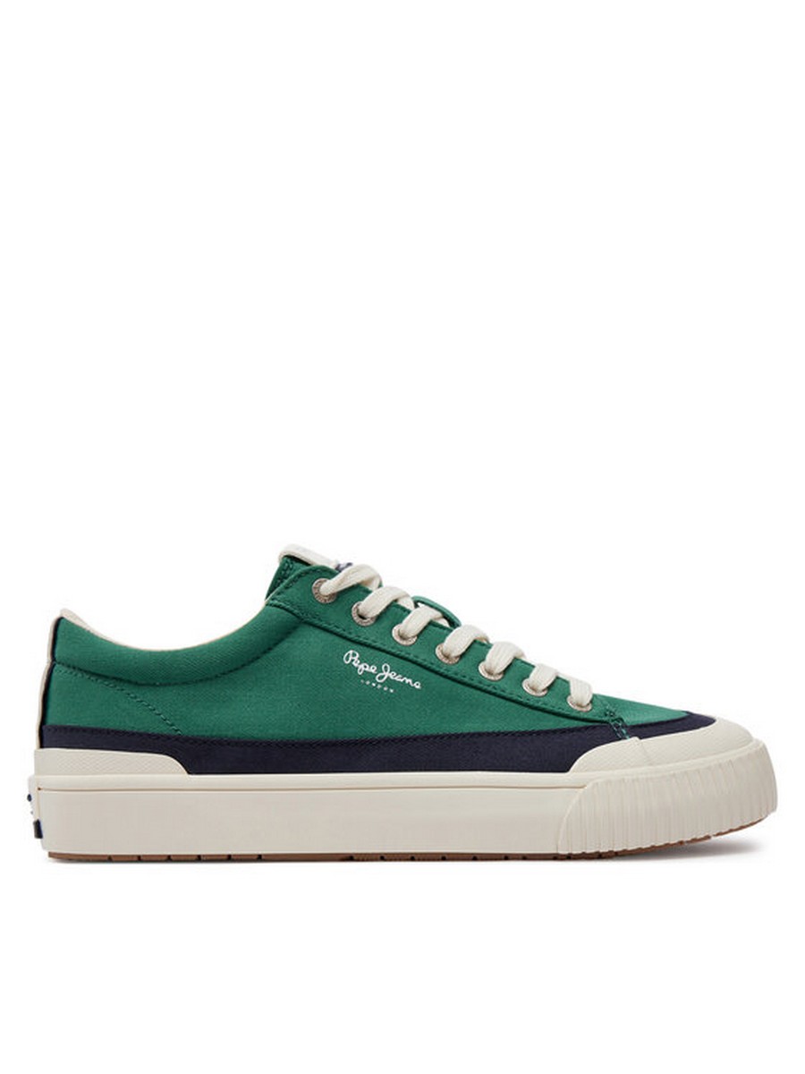 

Кеды мужские Pepe Jeans London Ben Band M PMS31043 зеленые 41 EU, Зеленый, Ben Band M PMS31043