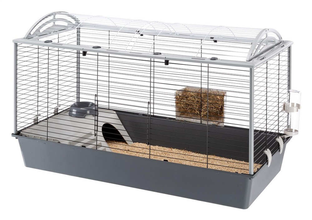 

Клетка для кроликов и морских свинок Ferplast CASITA 120H 57067670 серый 119х58х75см