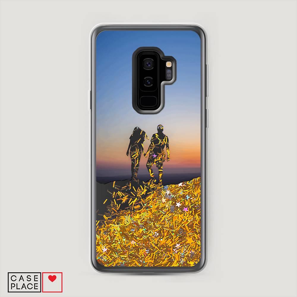 

Чехол Awog на Samsung Galaxy S9 + "Пара на краю света", Синий, 25890-1