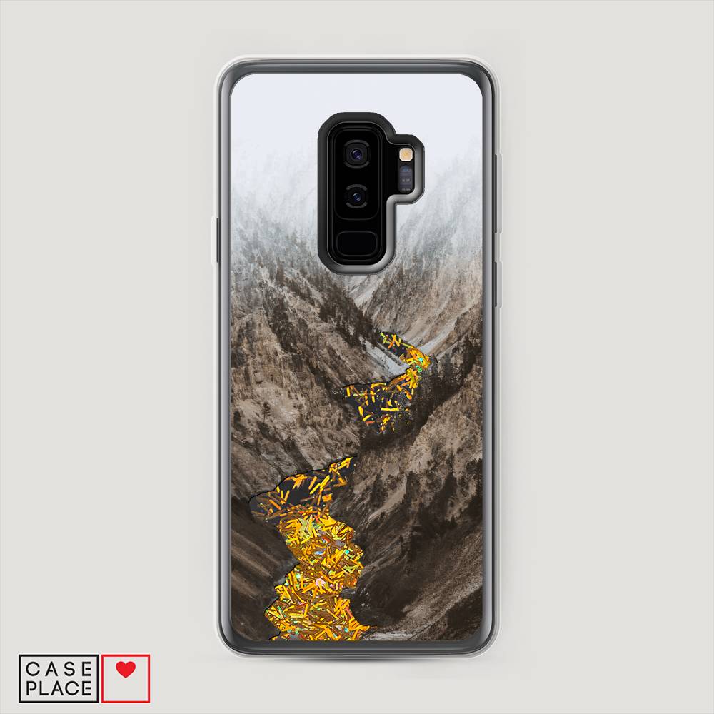 

Чехол Awog на Samsung Galaxy S9 + "Горная река", Коричневый, 25890-1