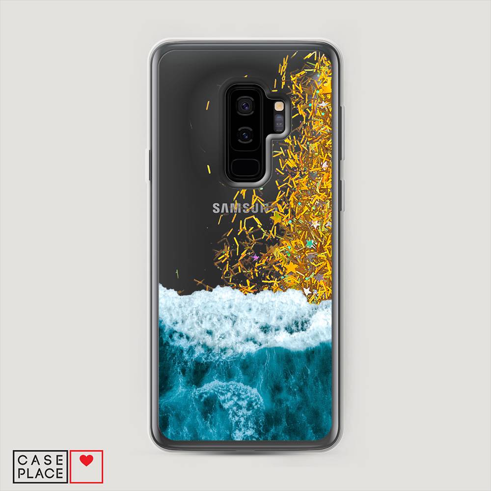 

Чехол Awog на Samsung Galaxy S9 + "Морская пучина", Голубой;белый, 25890-1