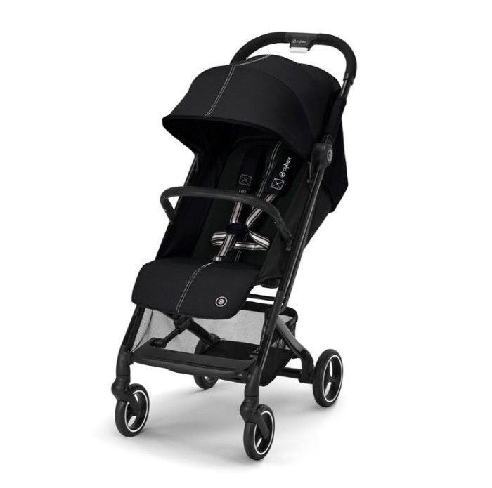 Прогулочная коляска, Cybex, 523001251, Beezy с дождевиком и бампером Moon Black