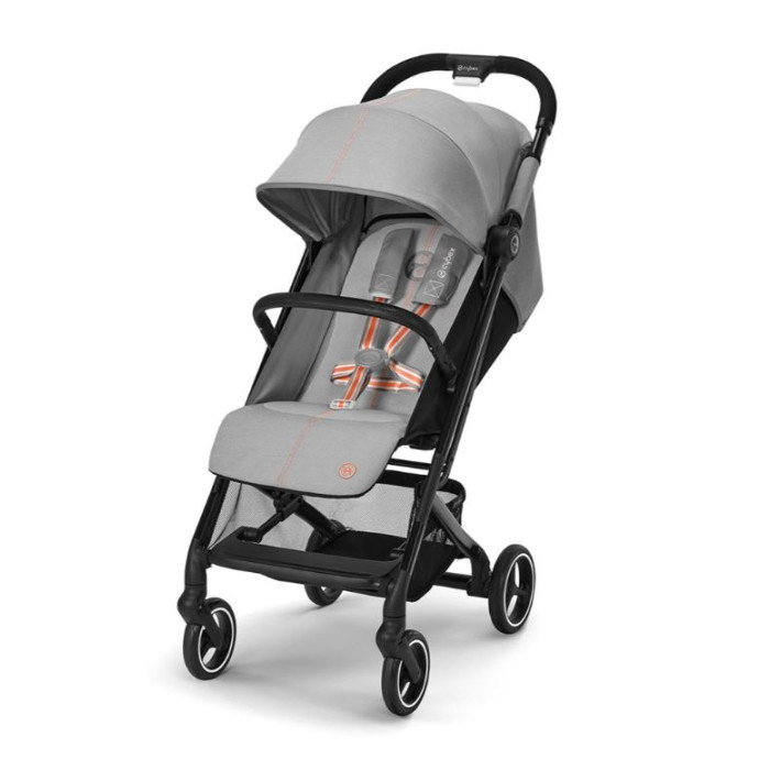 

Прогулочная коляска, Cybex, 523001253, Beezy с дождевиком и бампером Lava Grey, 523001253