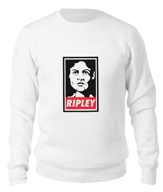 

Свитшот унисекс Printio Ripley (alien) белый M, Ripley (alien)