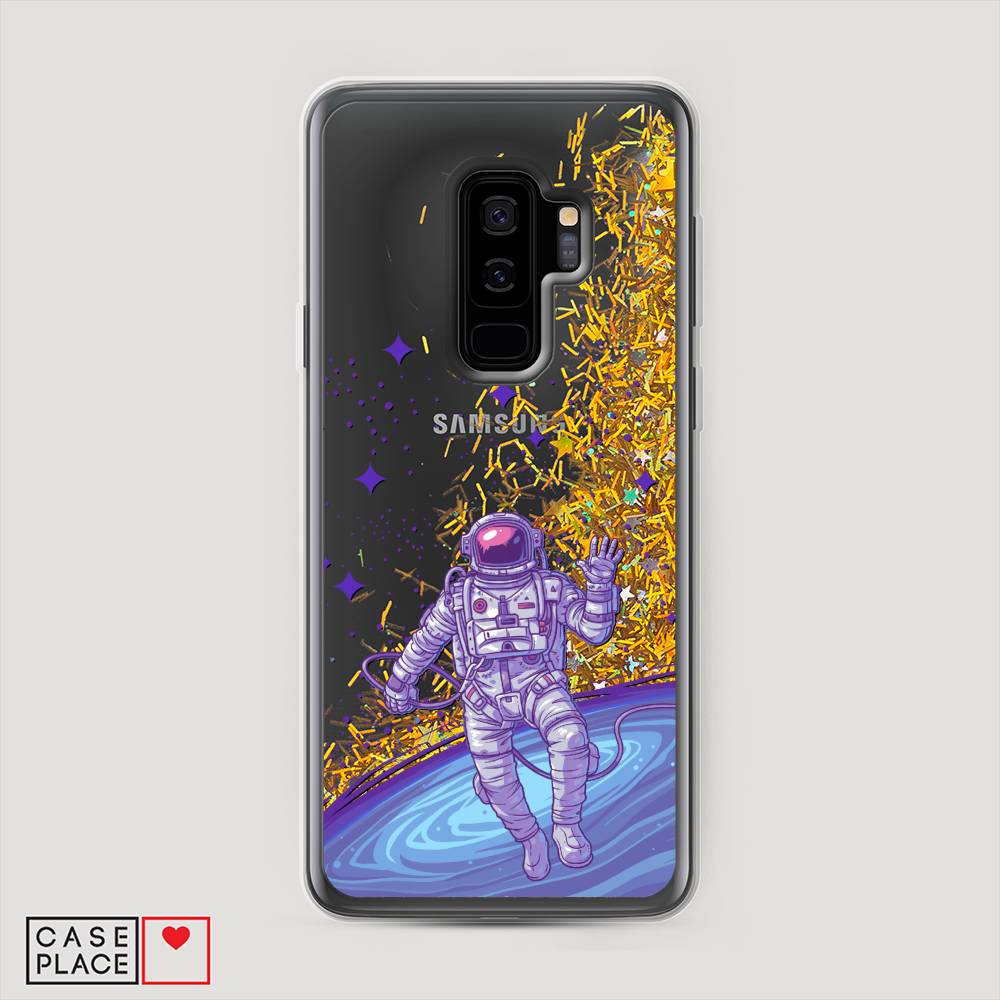 

Чехол Awog на Samsung Galaxy S9 + "Космонавт в открытом космосе", Синий, 25890-1