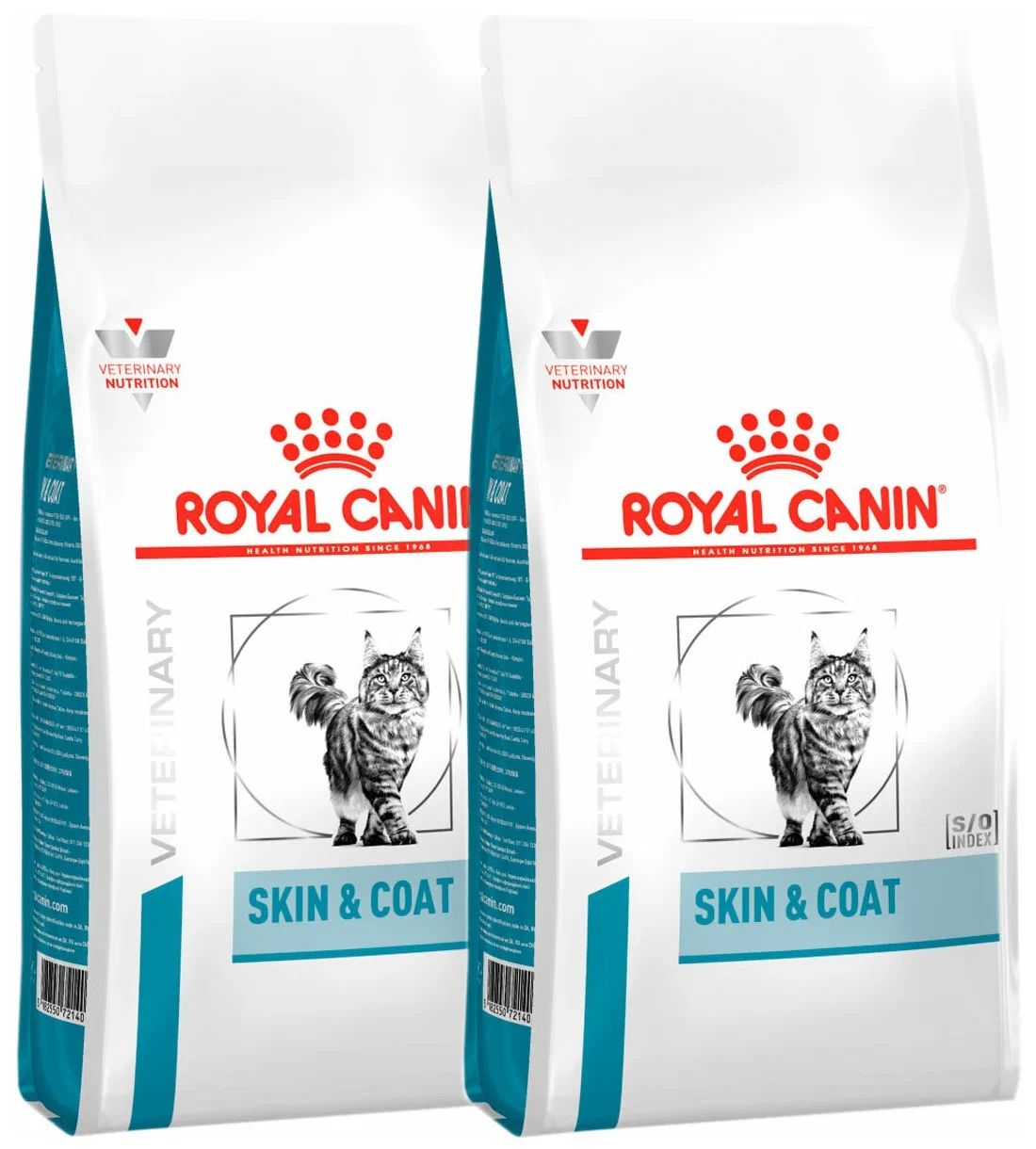 

Сухой корм для кошек Royal Canin с чувствительной кожей и шерстью 2 шт по 1,5 кг, ROYAL CANIN SKIN & COAT для стерилизованных кошек с чувствительной кожей и шерстью (1,5 + 1,5 кг)