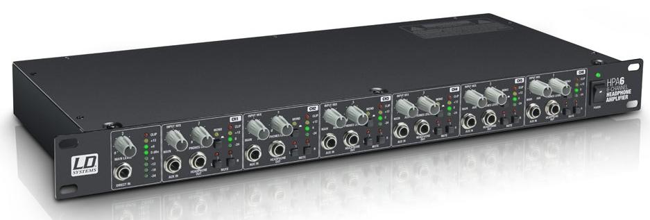 

Усилитель для наушников 6 каналов LD Systems HPA 6, HPA 6