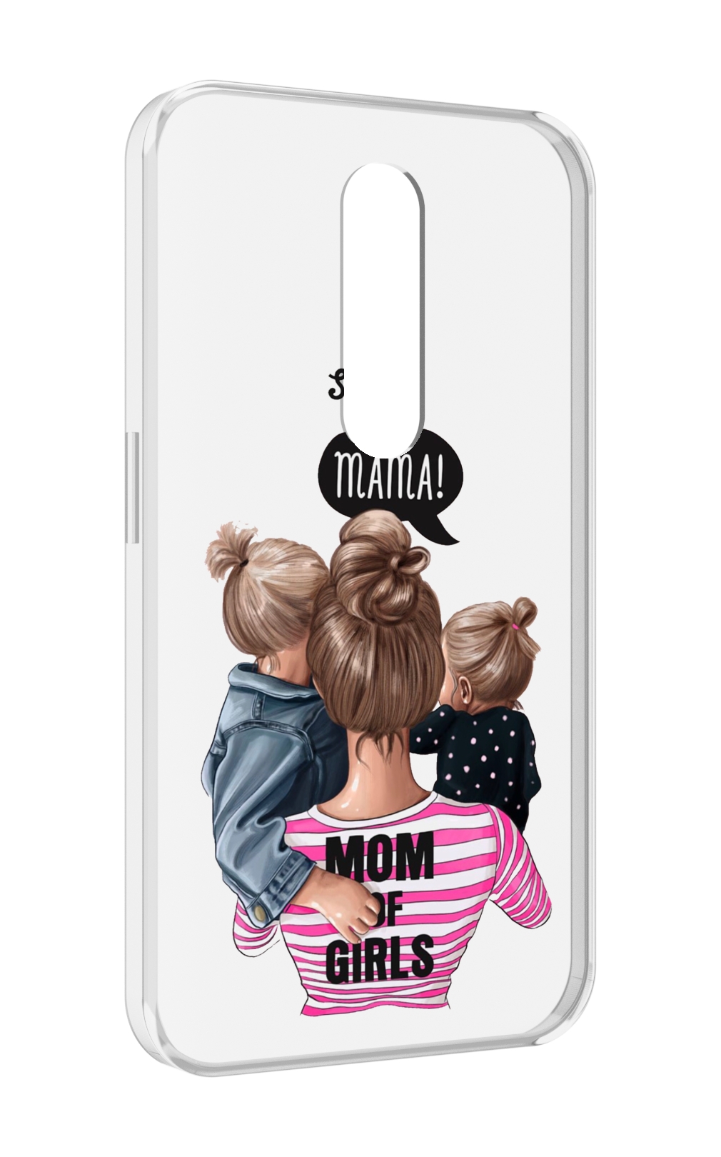 

Чехол MyPads Супер-мама-2 женский для Motorola Moto X Force (XT1585 / XT1581), Прозрачный, Tocco