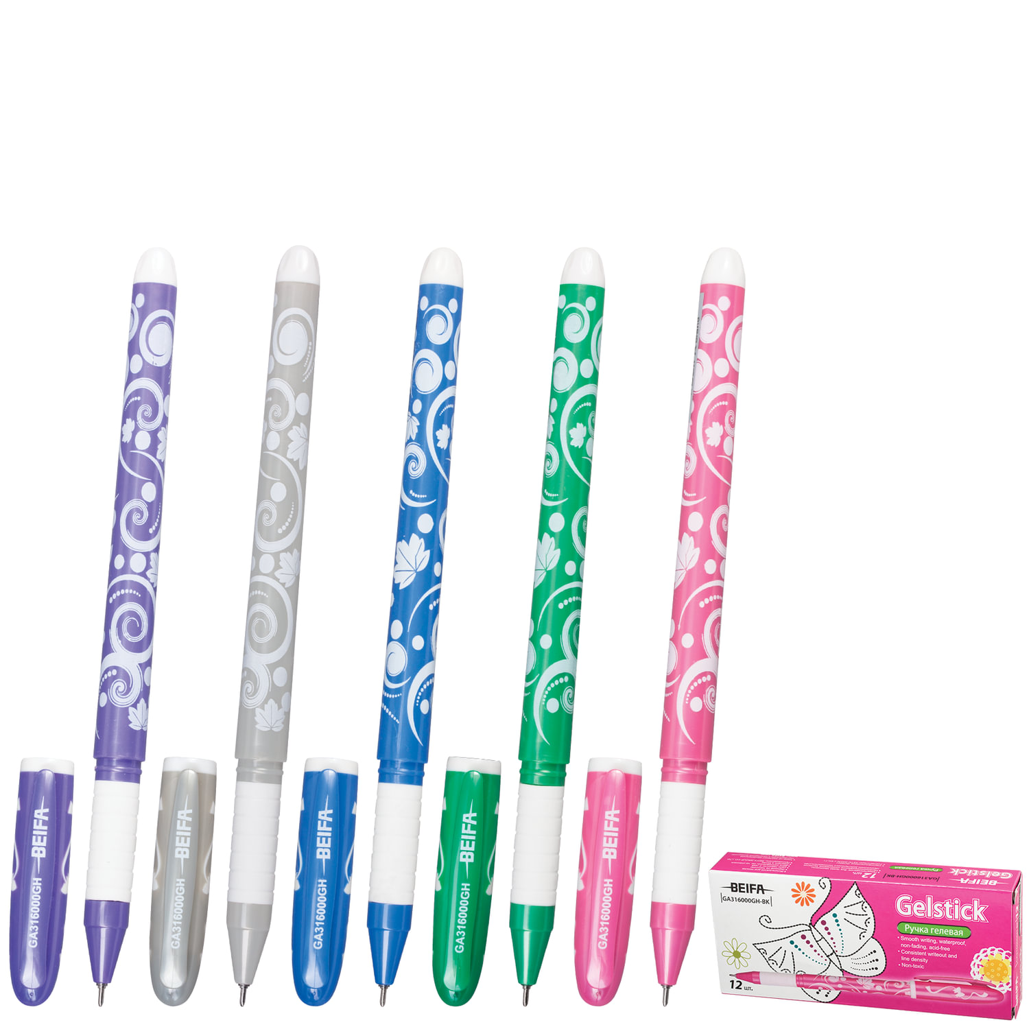 

Ручка гелевая BEIFA Gelstick GA316000GH (Черный (12 шт))