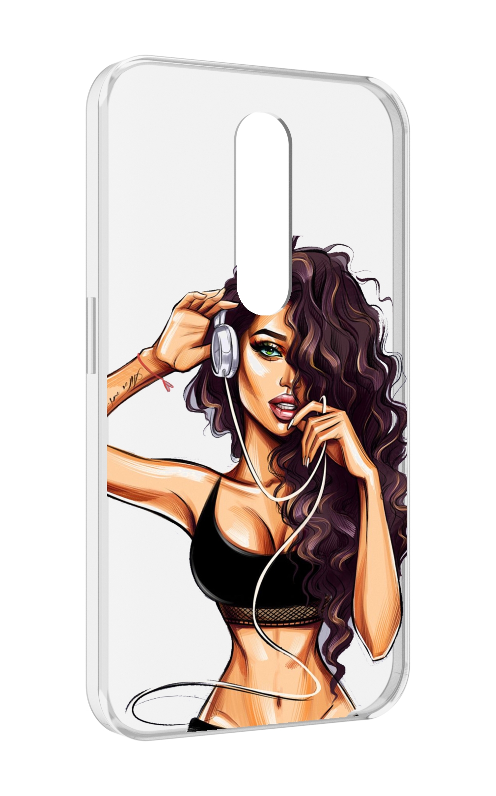 

Чехол MyPads Спортивная-девушка женский для Motorola Moto X Force (XT1585 / XT1581), Прозрачный, Tocco