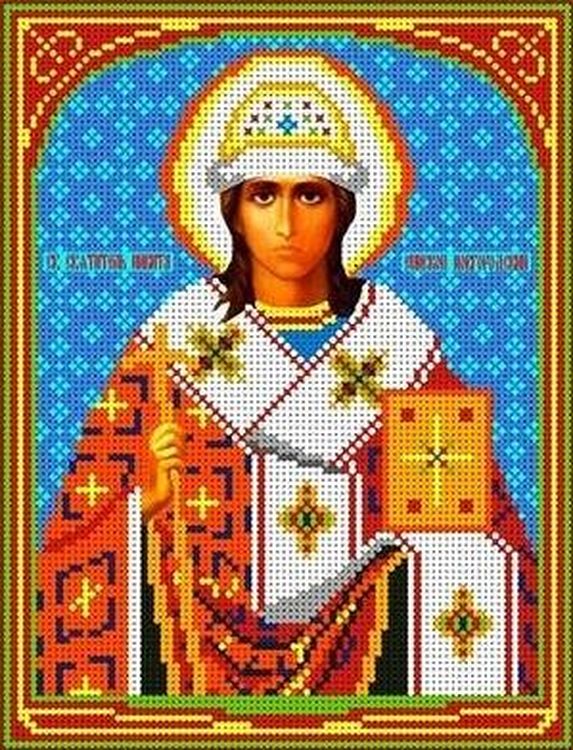 

Рисунок на ткани «Святой Никита»