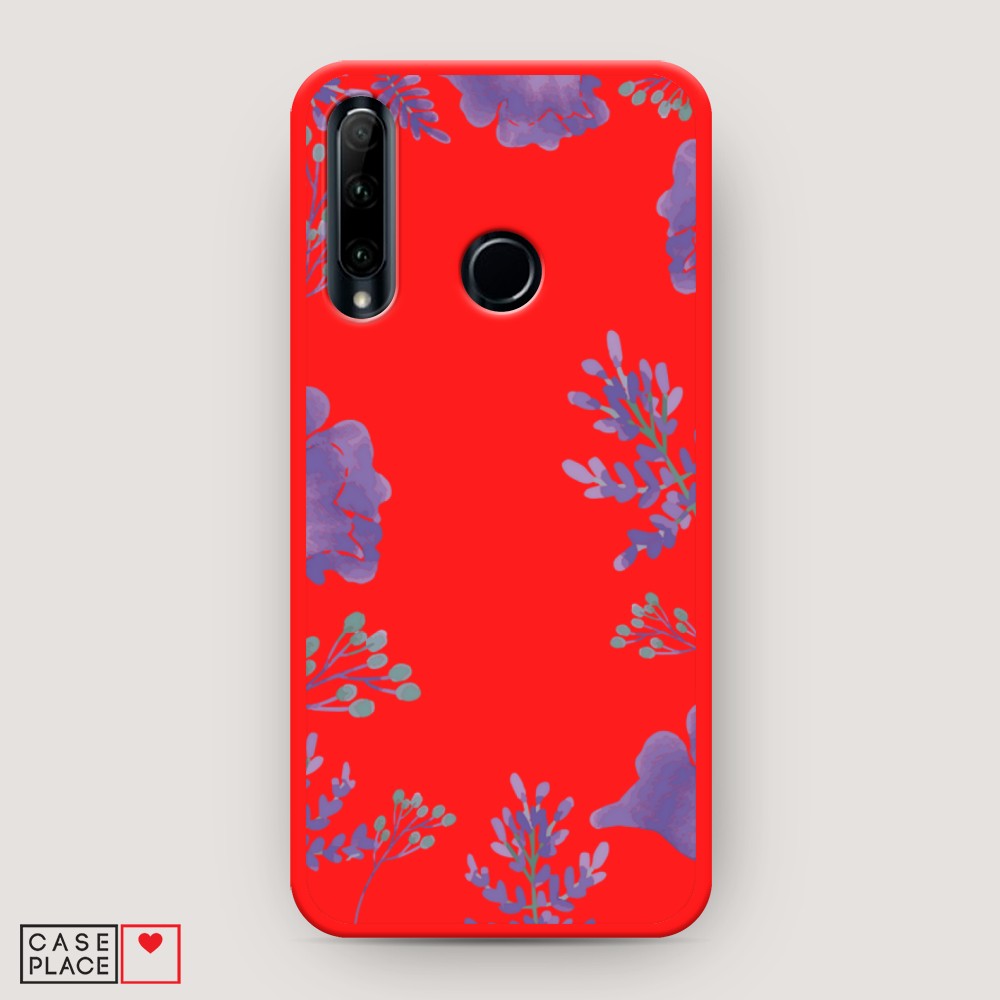 

Чехол Awog на Honor 20 Lite 2019 "Сиреневая цветочная рамка", Разноцветный, 68953-1