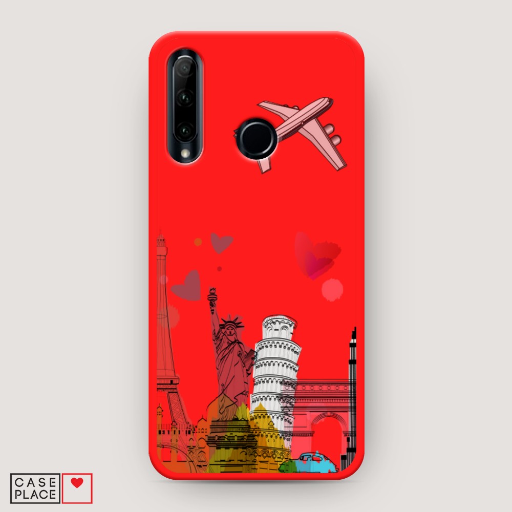 

Чехол Awog на Honor 20 Lite 2019 "Самолет путешествий", Разноцветный, 68953-1