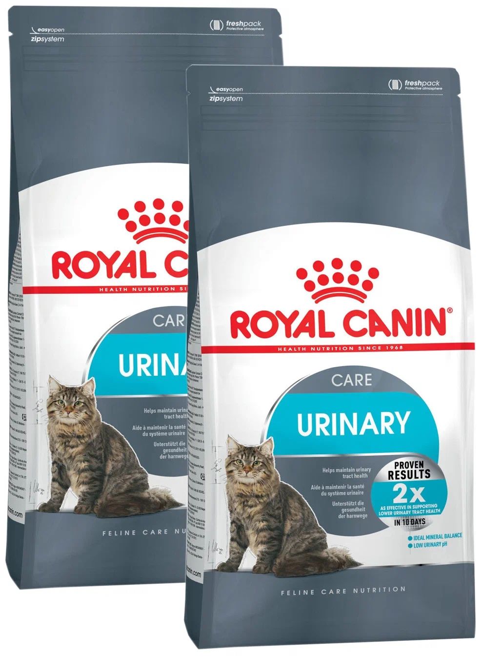 

Сухой корм для кошек Royal Canin при мочекаменной болезни 2 шт по 4 кг, ROYAL CANIN URINARY CARE для взрослых кошек при мочекаменной болезни (4 + 4 кг)