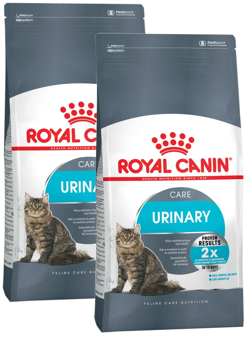 фото Сухой корм для кошек royal canin при мочекаменной болезни 2 шт по 2 кг