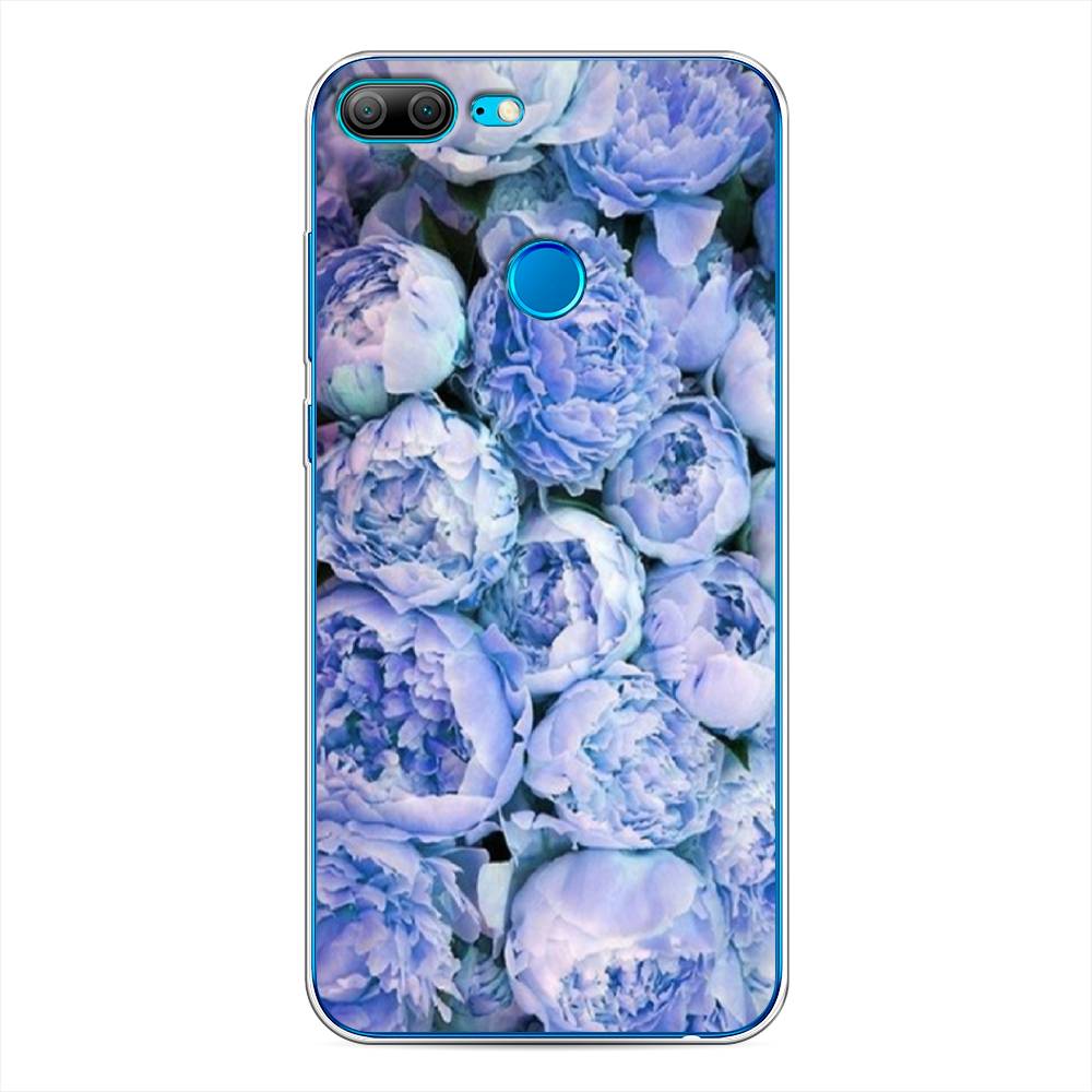 

Чехол Awog на Honor 9 Lite "Пионы голубые", Разноцветный, 64250-8