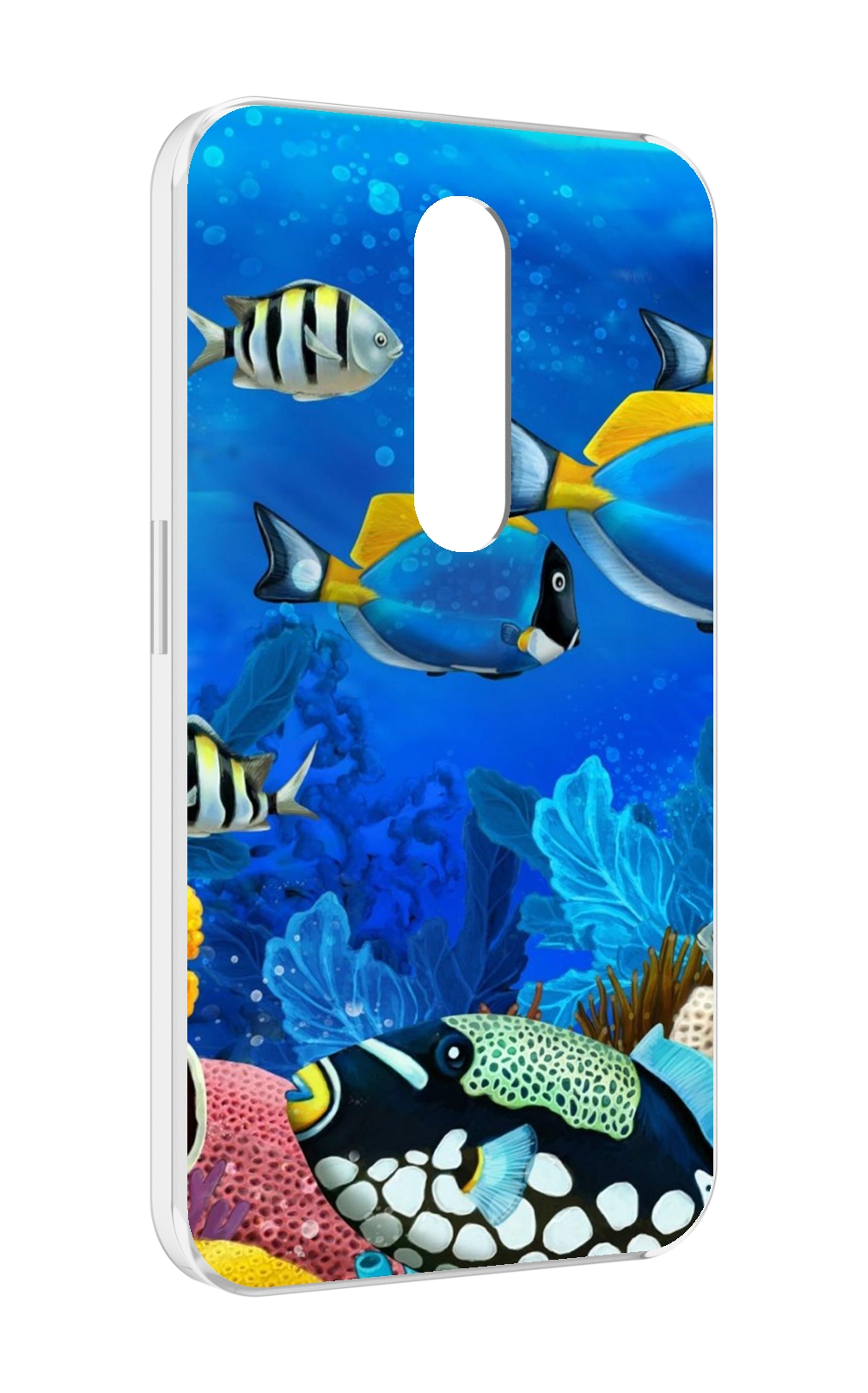 

Чехол MyPads Рыбки для Motorola Moto X Force (XT1585 / XT1581), Прозрачный, Tocco