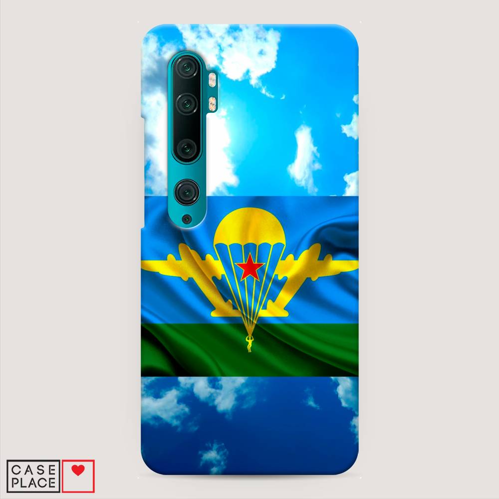 

Пластиковый чехол "ВДВ флаг в небесах" на Xiaomi Mi Note 10, 37320-4