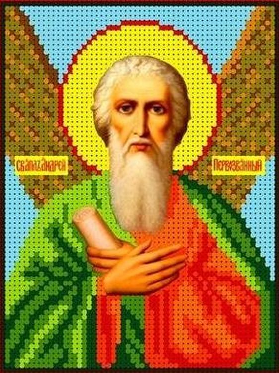 

Рисунок на ткани «Святой Андрей»