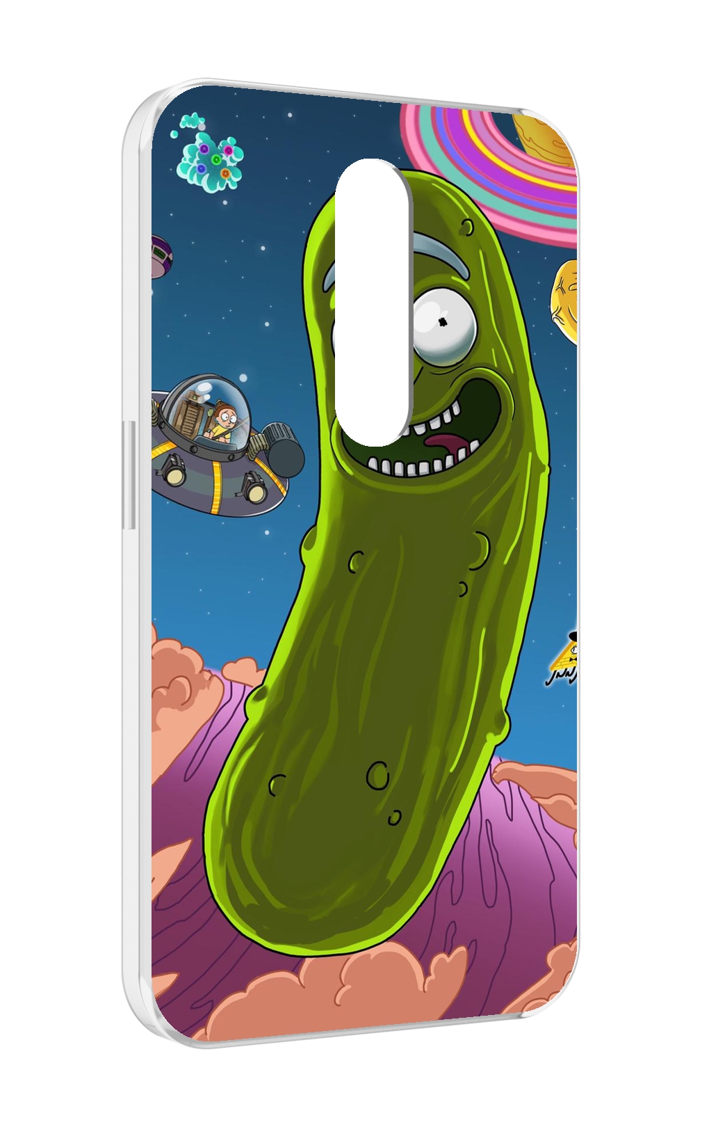 

Чехол MyPads Рик огурец для Motorola Moto X Force (XT1585 / XT1581), Прозрачный, Tocco