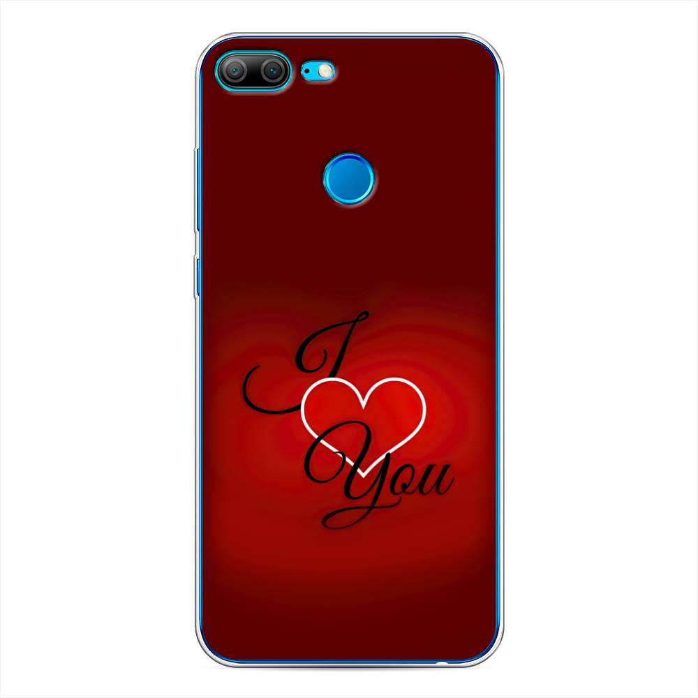 

Чехол Awog на Honor 9 Lite "I love you 3", Разноцветный, 64250-6