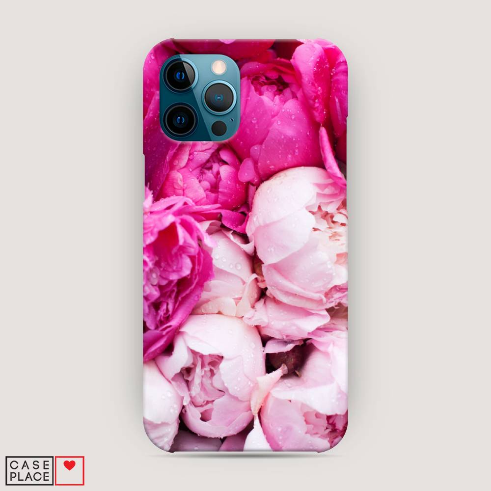 

Пластиковый чехол "Пионы розово-белые" на Apple iPhone 12 Pro Max, 12720-6