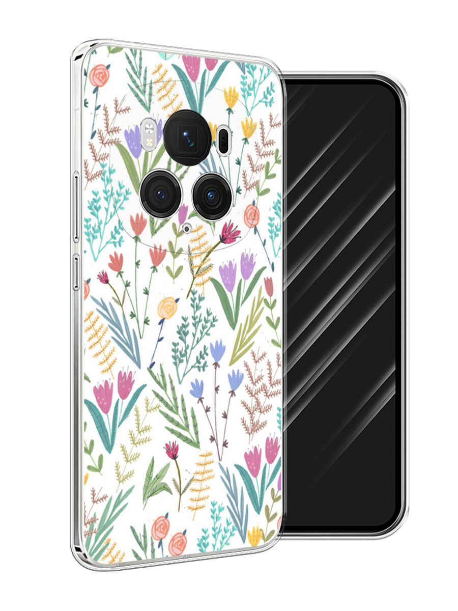 

Чехол Awog на Honor Magic 6 Pro "Полевые цветы рисунок", Белый;зеленый, 6123750-1