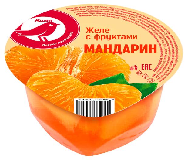 Желе с фруктами АШАН Красная птица мандарин 150 г 57₽