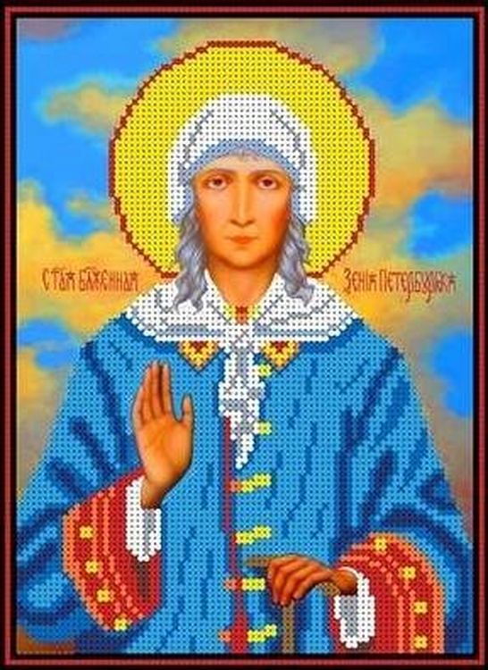 

Рисунок на ткани «Святая Ксения»