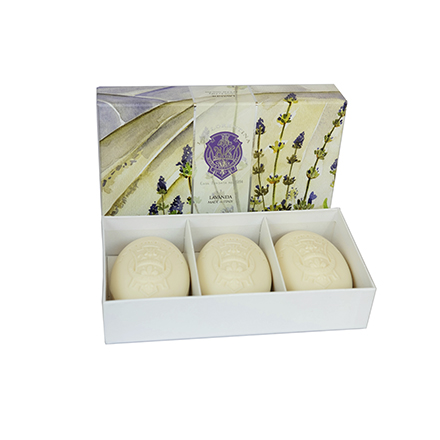 Набор мыла La Florentina Lavender, 3х150 г набор подарочный la florentina флорентийский ирис и лаванда
