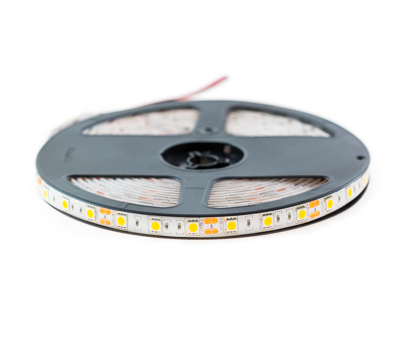 фото Светодиодная лента smd 5050, 60 led, 12 в, 14.4 вт, ip65, 720 лм, теплый белый (3000 к) urm