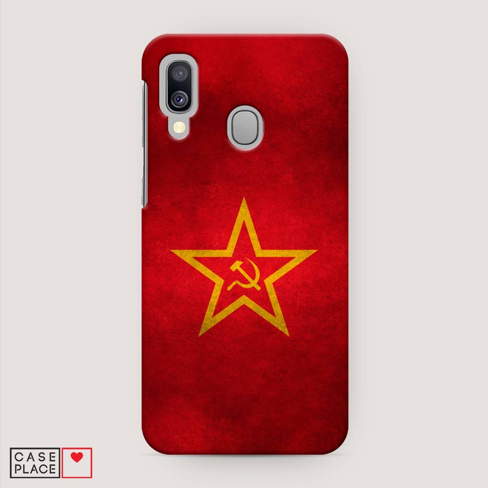 

Пластиковый чехол "Красное знамя" на Samsung Galaxy A40