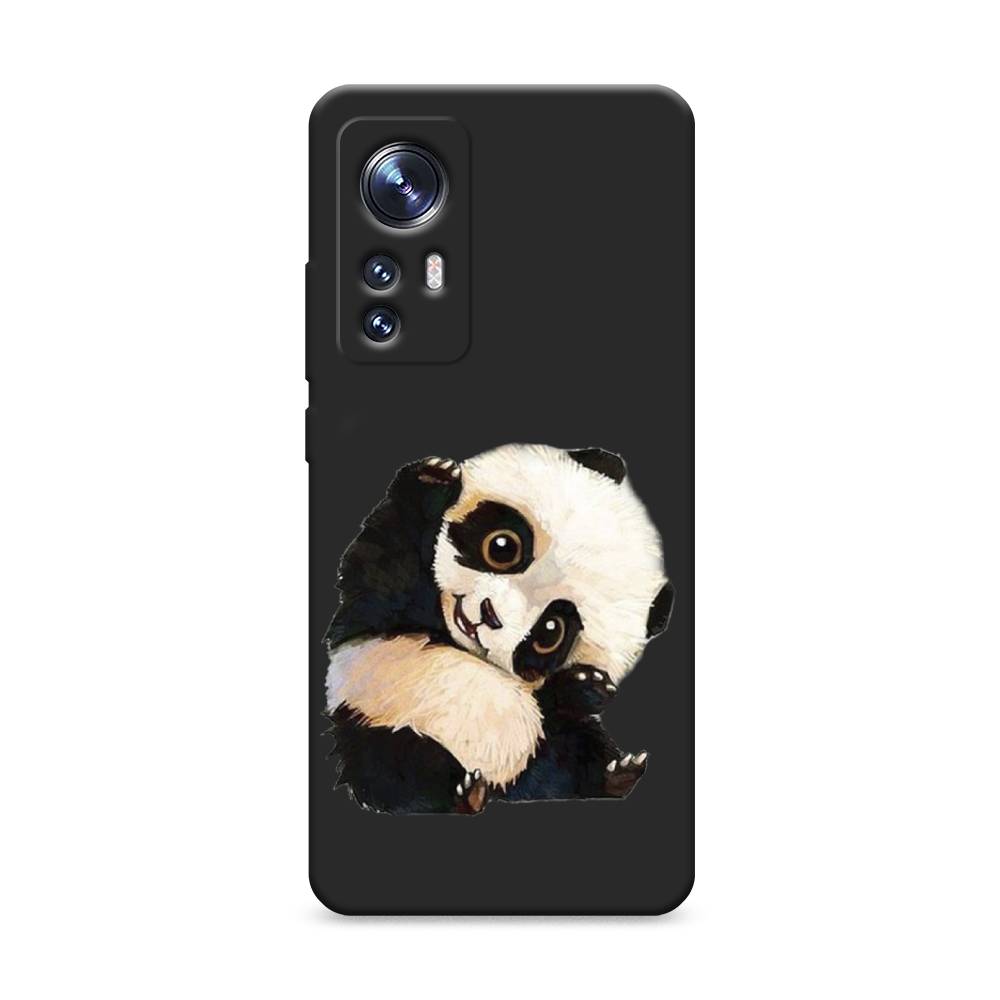 

Матовый силиконовый чехол "Большеглазая панда" на Xiaomi 12X, Большеглазая панда