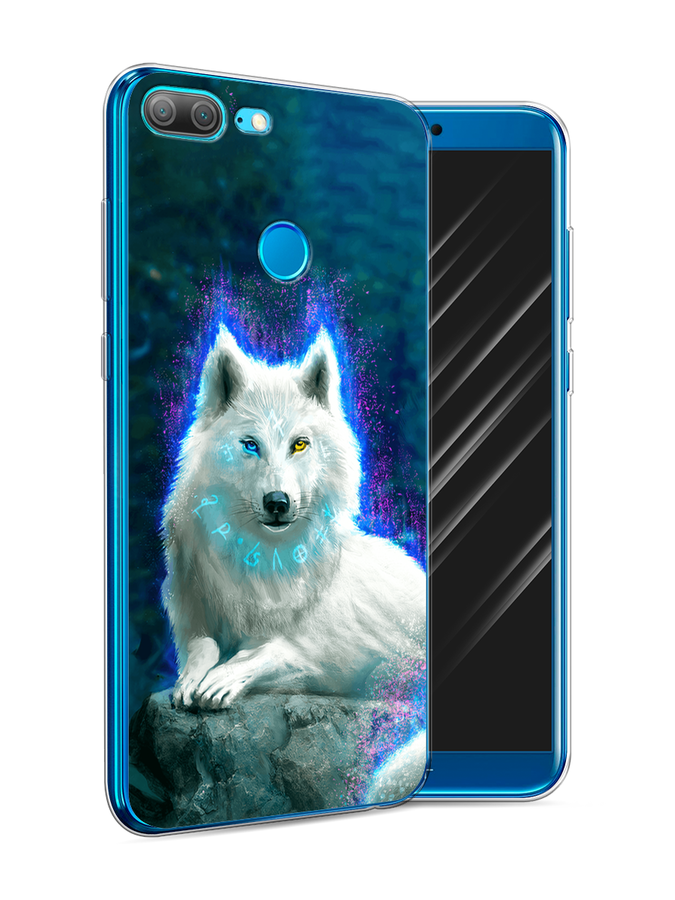 

Чехол Awog на Honor 9 Lite "Белоснежный волк", Разноцветный, 64250-2