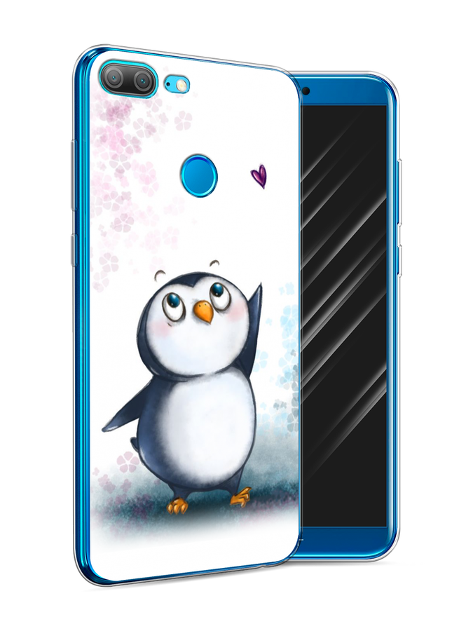 

Чехол Awog на Honor 9 Lite "Пингвин и сердечко", Разноцветный, 64250-1