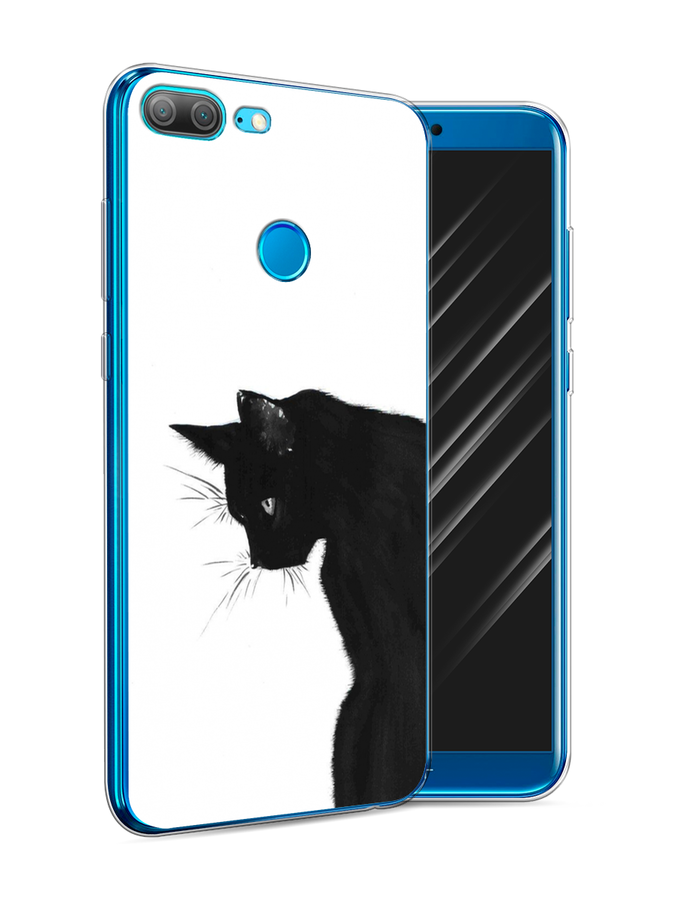 

Чехол Awog на Honor 9 Lite "Black cat", Разноцветный, 64250-1