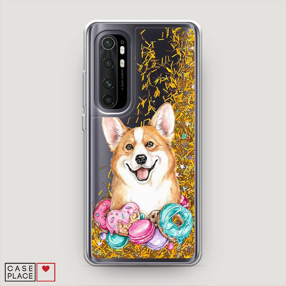 

Чехол Awog на Xiaomi Mi Note 10 Lite "Корги и сладости", Разноцветный, 38490-1