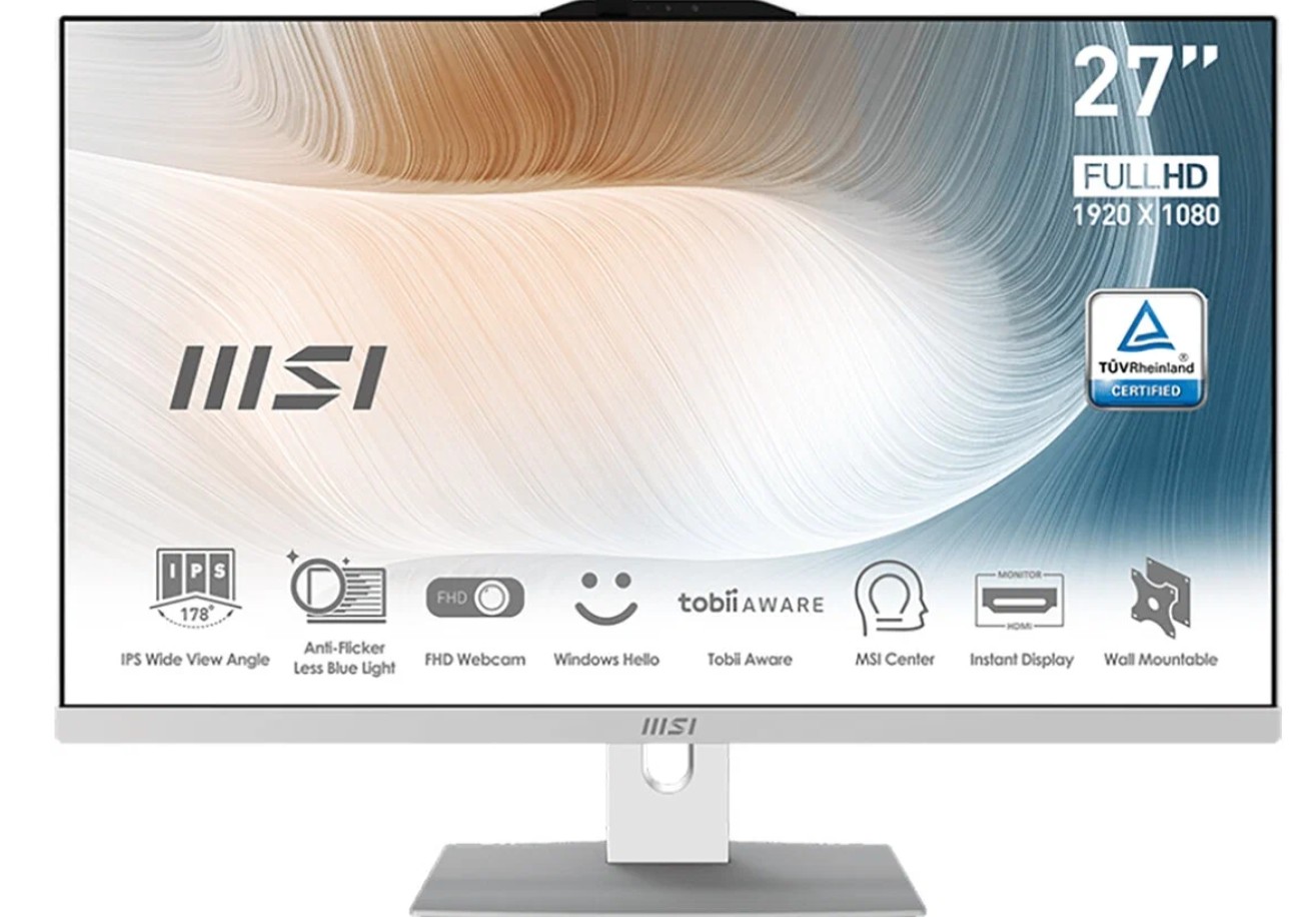 Моноблок MSI Modern AM272P 12M White (9S6-AF8212-262)