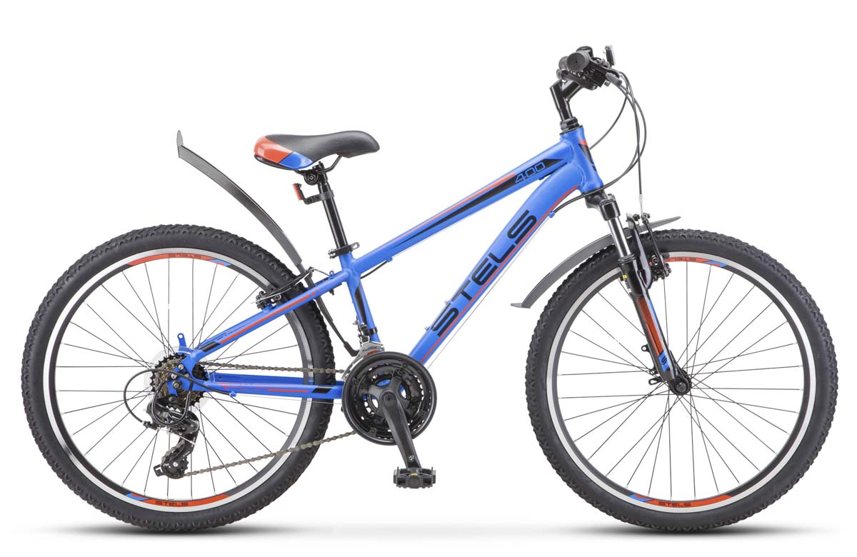 фото Велосипед подрастковый stels 24" navigator-400 v 12" синий-красный