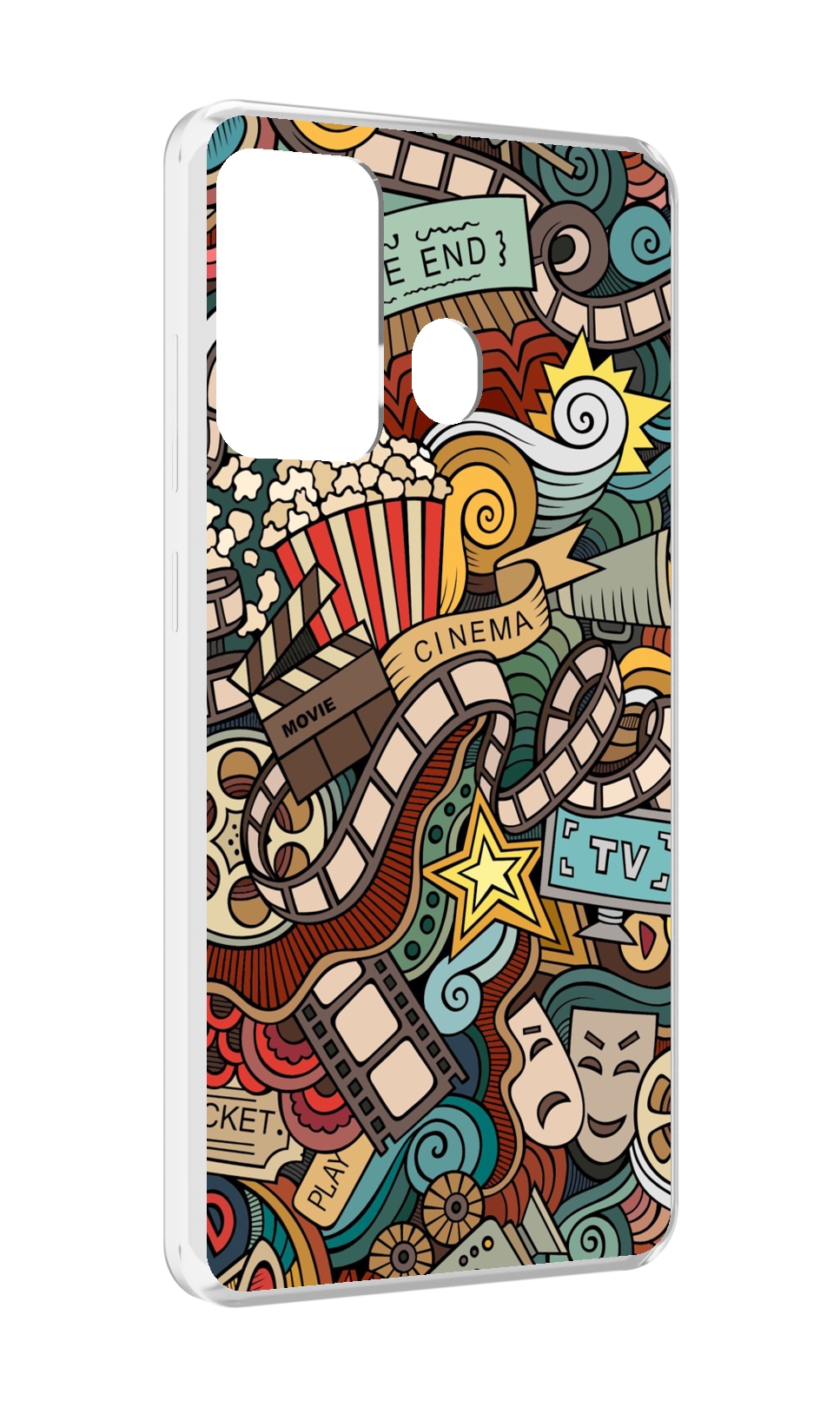 

Чехол MyPads любимое кино для ITEL A27 / ITEL P17, Прозрачный, Tocco