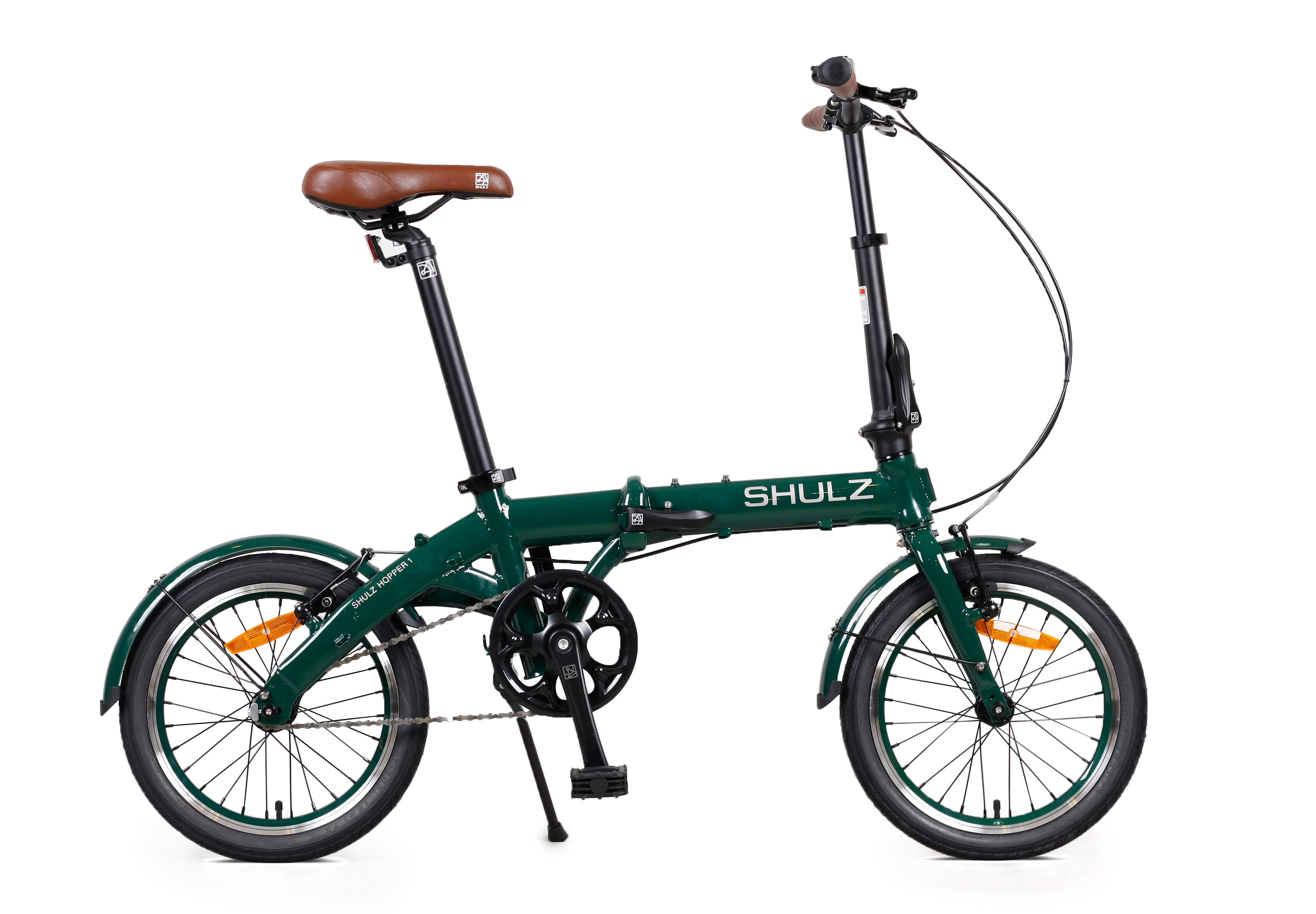 Складной велосипед Shulz Hopper темно-зеленый