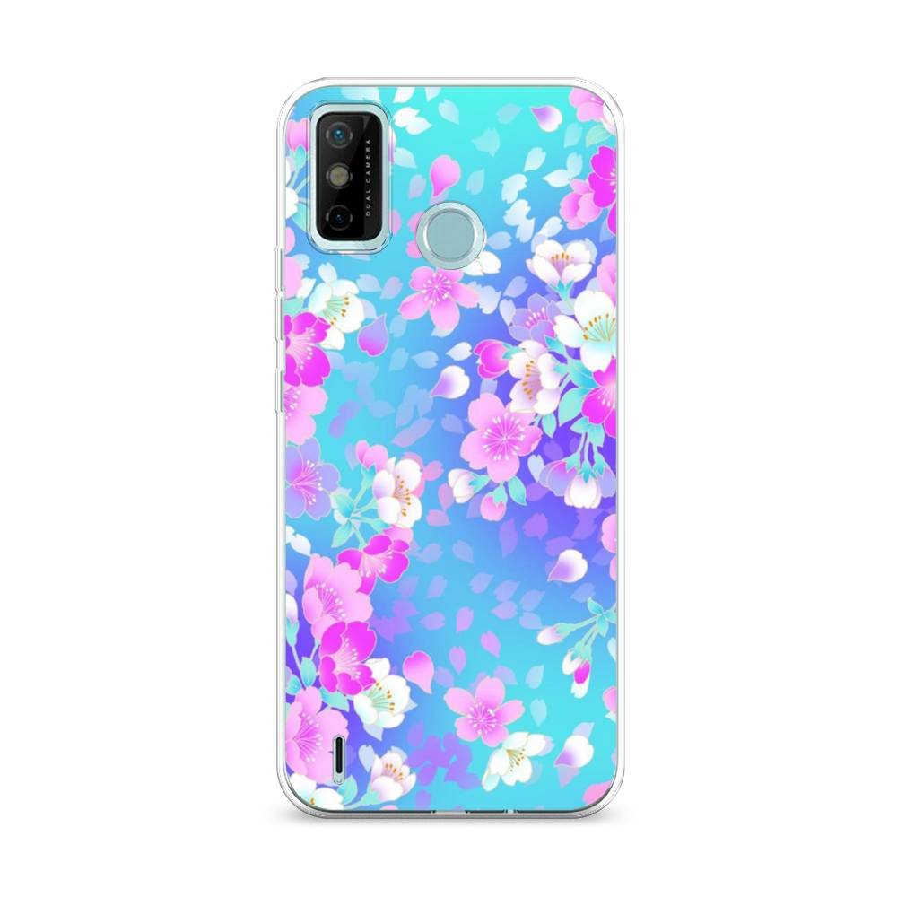 

Чехол Awog на Tecno Spark 6 GO "Яблоневые цветы", Разноцветный, 300250-8