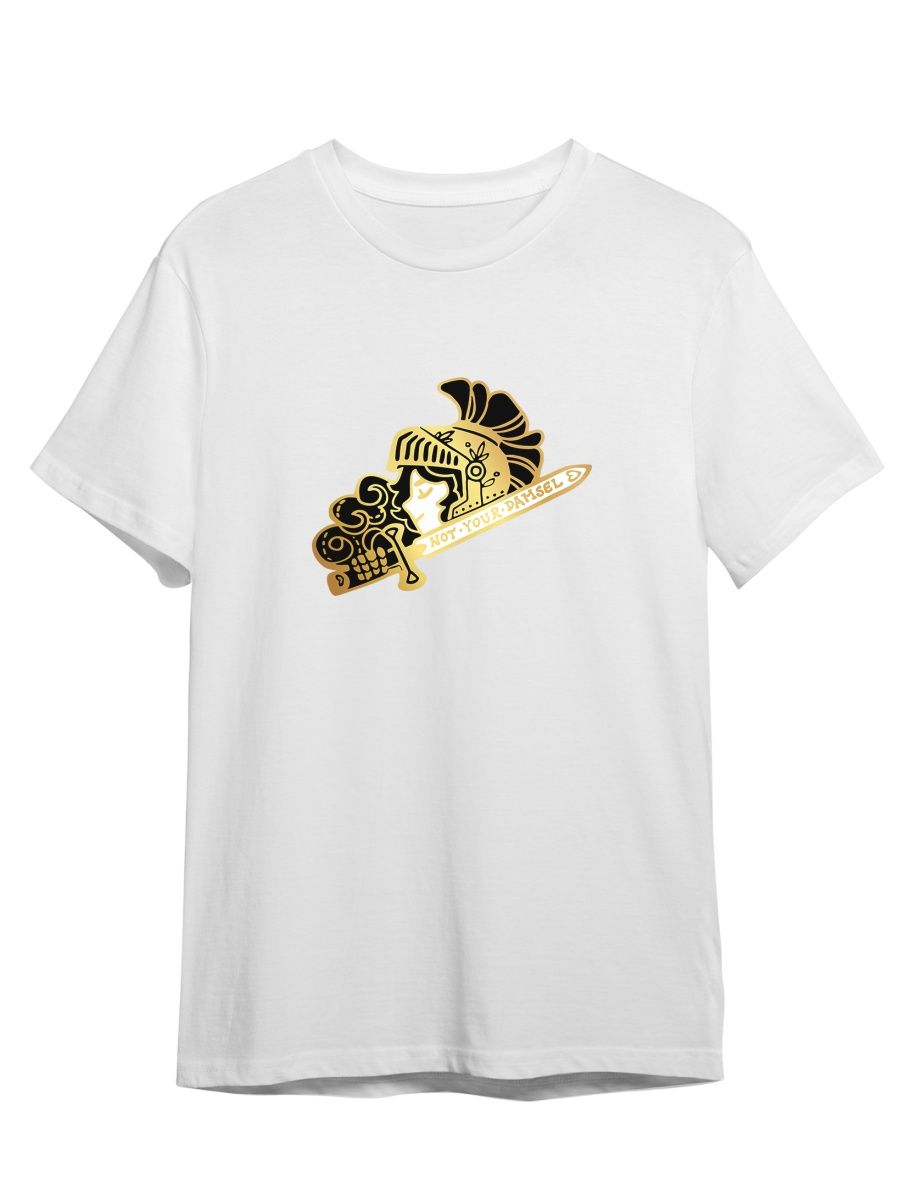 

Футболка унисекс СувенирShop Не твоя дама/Средневековье 7ZG белая XL, "Не твоя дама/Средневековье" 7ZG