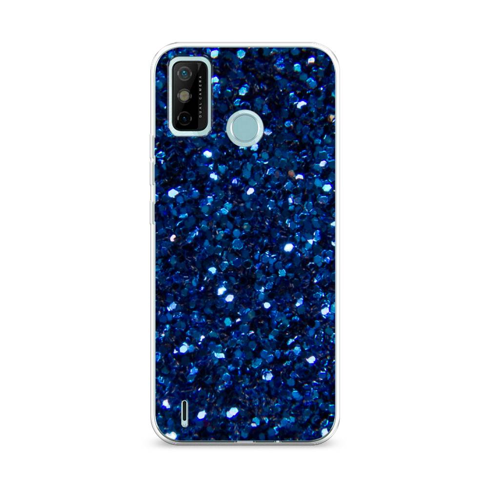 

Чехол Awog "Синие блестки рисунок" для Tecno Spark 6 GO
