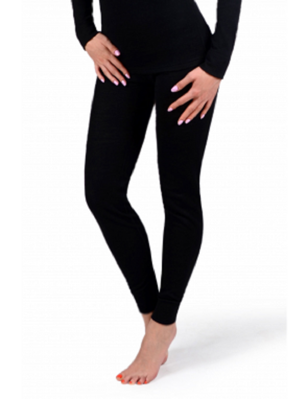 Термолеггинсы Doctor Меринос и волокна кофе, черный, XXL