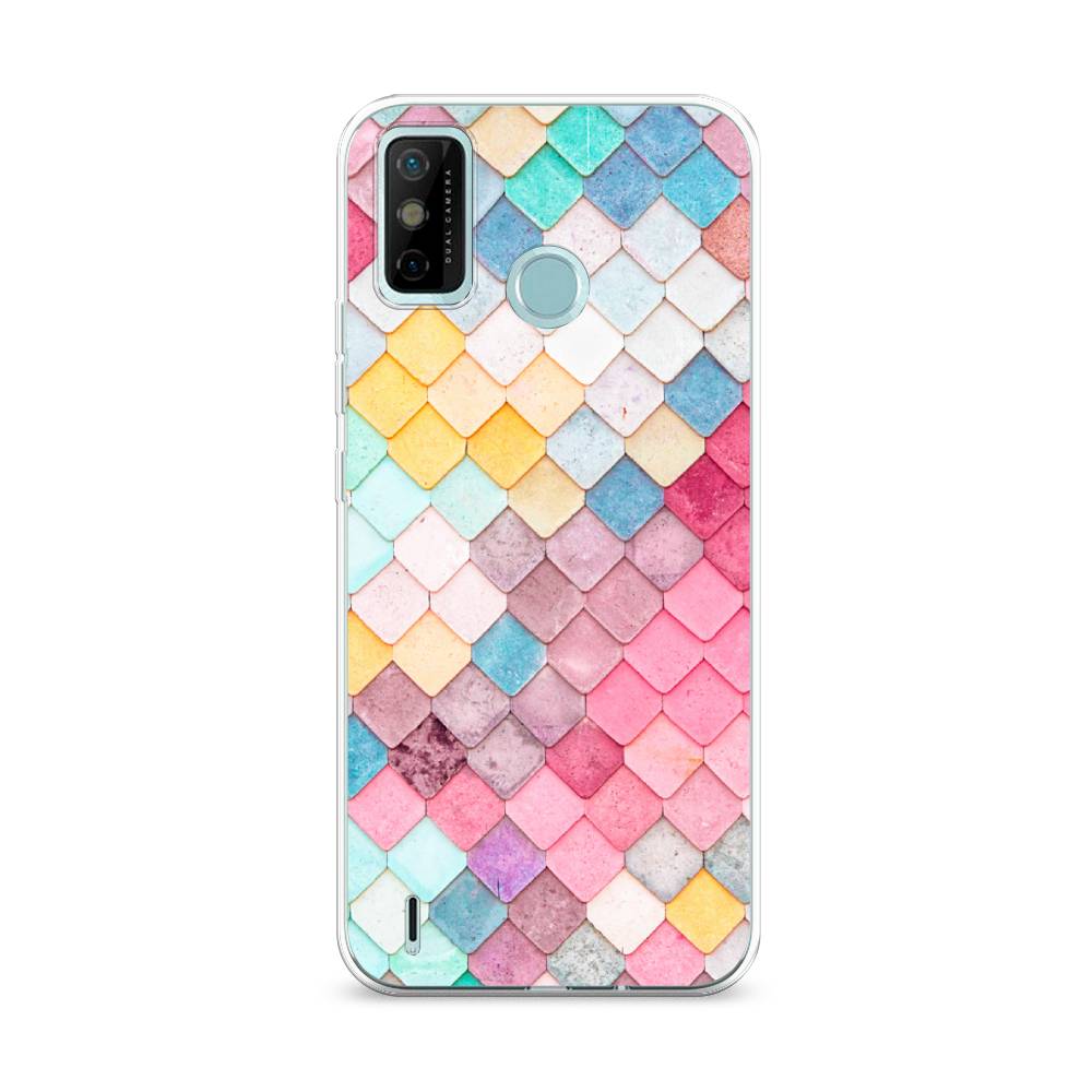 

Чехол Awog на Tecno Spark 6 GO "Нежные ромбики", Разноцветный, 300250-4